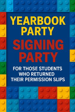 Yearbook Signing Party 